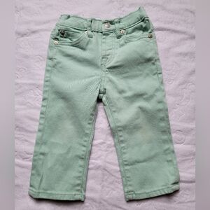 7 For All Man Kind Mint Green Kids Pants
